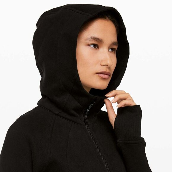 Lululemon Scuba Hoodie *Light Cotton Fleece Black- Size 6 - Picture 11 of 13